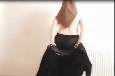 Jilbab Cokelat Striptis Erotis Pamer Toket