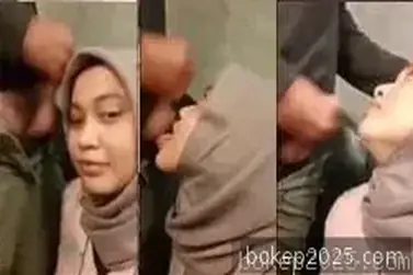 Jilbab Manis Nyepong Penuh Air Liur Basah Tegang