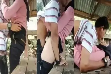 Skandal Viral Jilbab ABG Mesum Di Pos Ronda Brutal